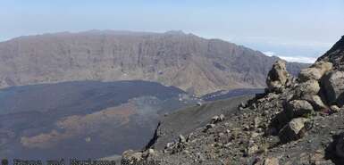 Blick in die Caldeira Fogo Blick in die Caldeira