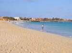 Strand von Santa Maria am späten Nachmittag