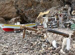 Kapverdische Insel São Nicolau Strandkunst Preguica
