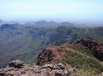 Kapverdische Insel Santiago - Pico Atonia - Blick zum Radarberg Monte Txota