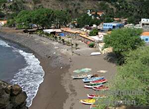 Weltkulturerbe Cidade Velha<br>>der Strand