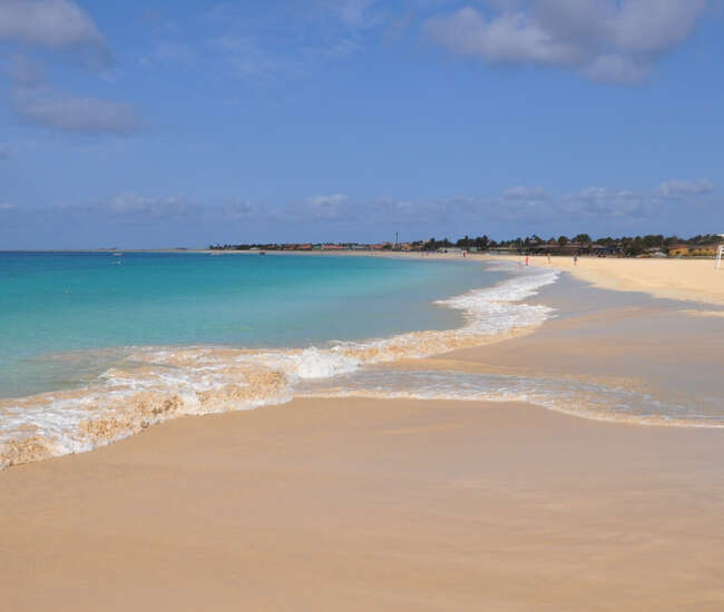 kapverdische Badeinsel Sal - Strand Sand Meer (St. Maria)